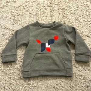 Jacadi grey sweater, 24M